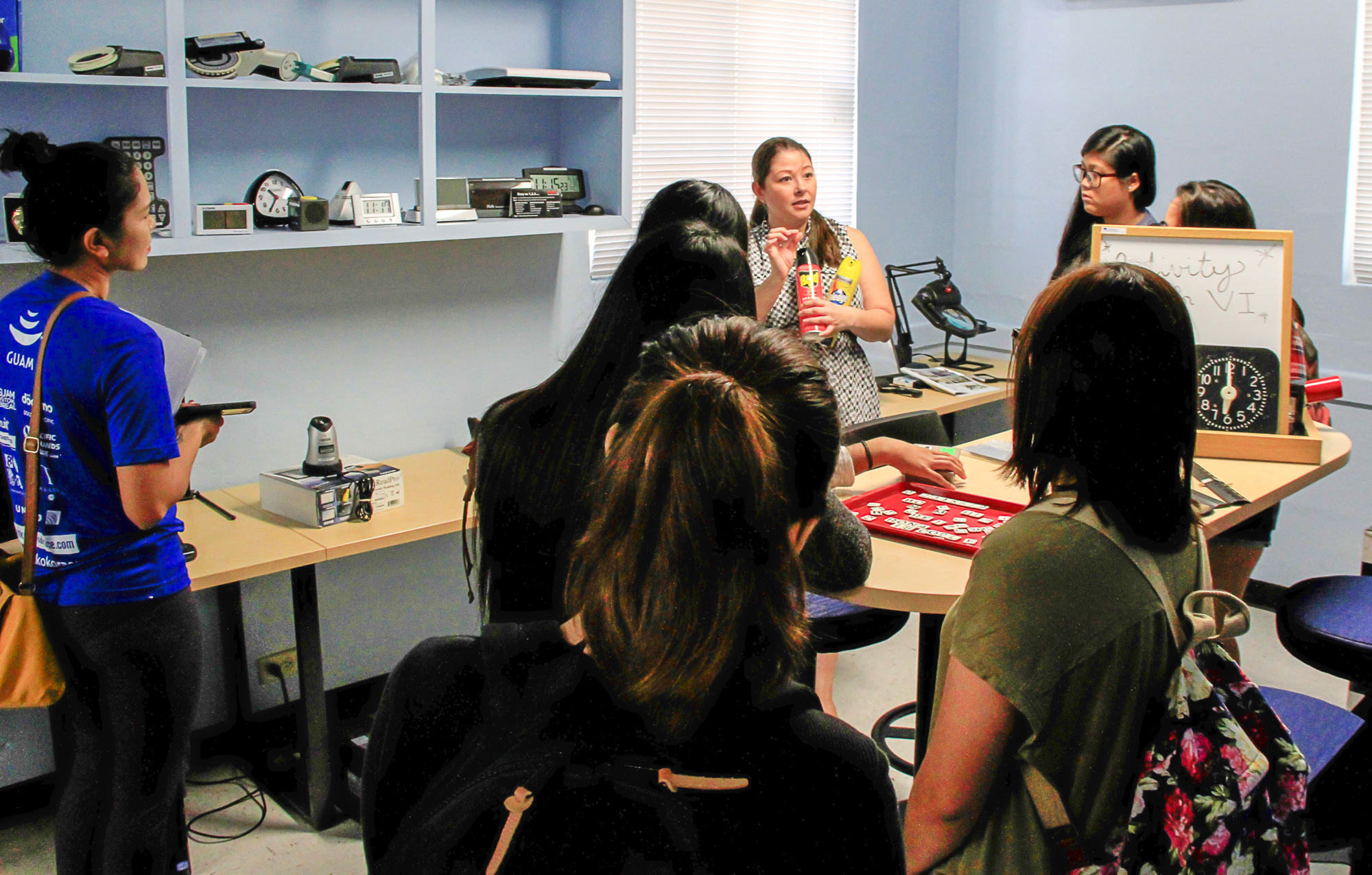 Carla Torres conducts presentation to GCC Students.